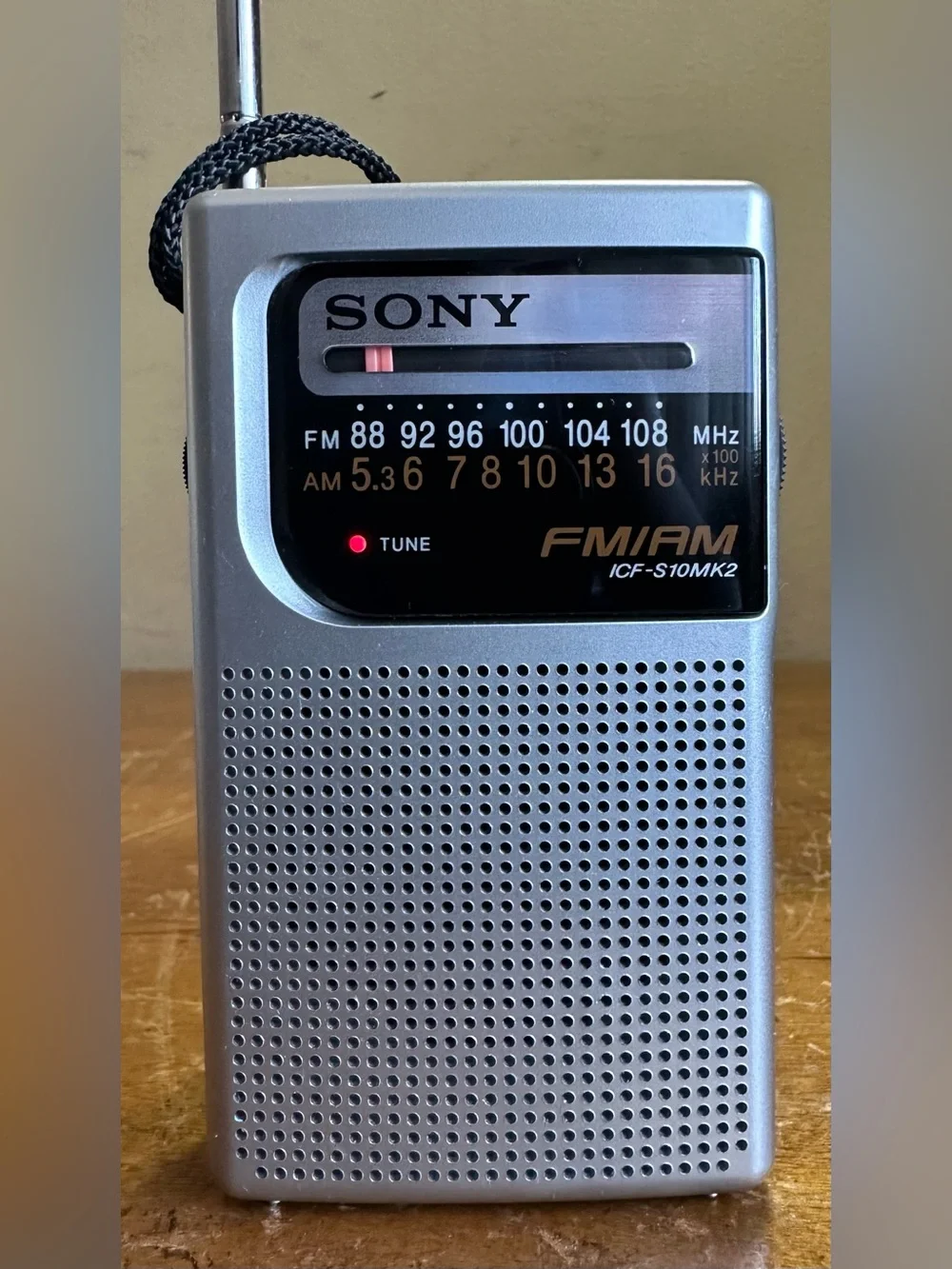 Sony Portable AM/FM Radio - Silver